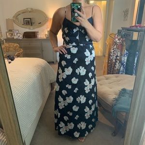 Banana Republic Navy Maxi dress Sz 12